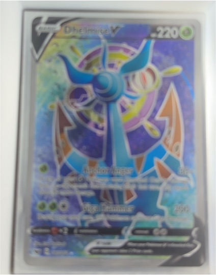 2020 Pokémon TCG Sword & Shield #187 Dhelmise V — front
