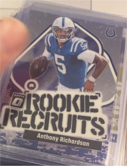 2023 Donruss Optic #1 Anthony Richardson Rookie Recruits — front