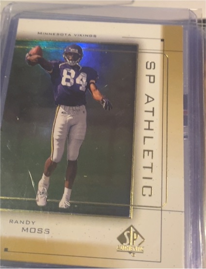 1999 SP Authentic Athletic #A1 Randy Moss — front