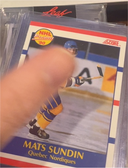 1990-91 Score #398 Mats Sundin Rookie Card — front
