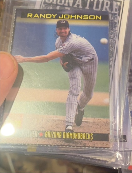 1999 Signature Randy Johnson Arizona Diamondbacks — front
