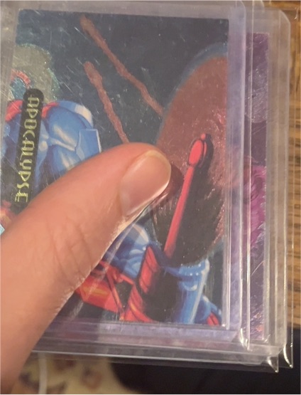 1994 Marvel Masterpieces #1 Apocalypse PowerBlast — front