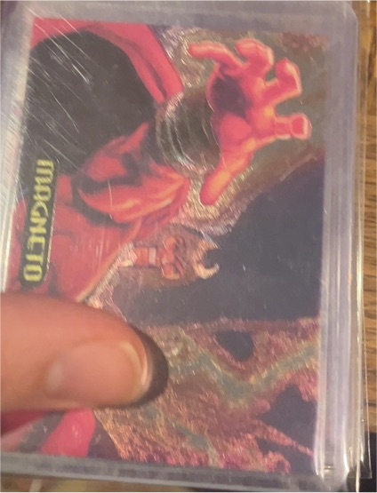 1994 Marvel Masterpieces PowerBlast #6 Magneto — front