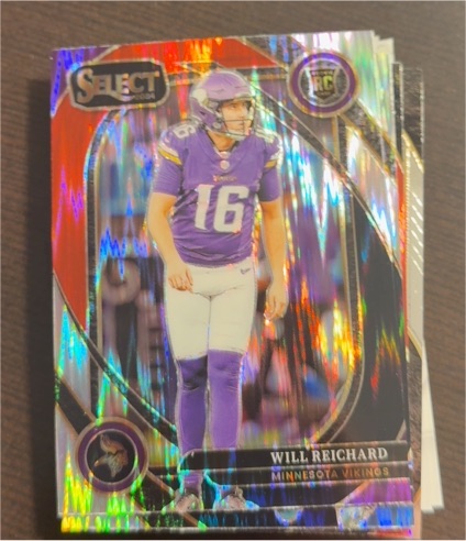 2024 Panini Select Club Level #300 Will Reichard — front
