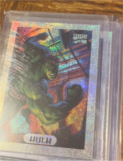 1994 Marvel Masterpieces #4 Hulk — front