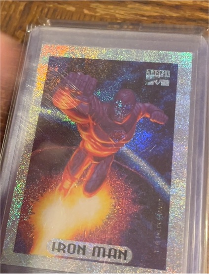 1994 Marvel Masterpieces #5 Iron Man — front