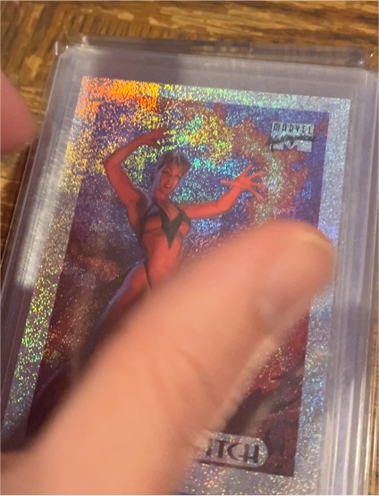 1994 Fleer Marvel Masterpieces #7 Scarlet Witch — front