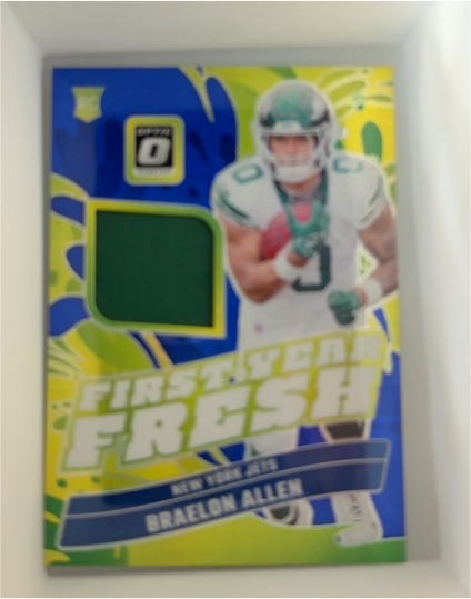 2024 Panini Donruss Optic First Year Fresh #FYF-BAN Braelon Allen — front