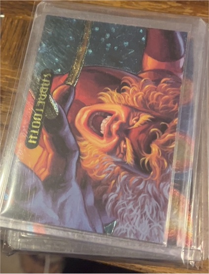 1994 Fleer Marvel Masterpieces #8 Sabretooth — front