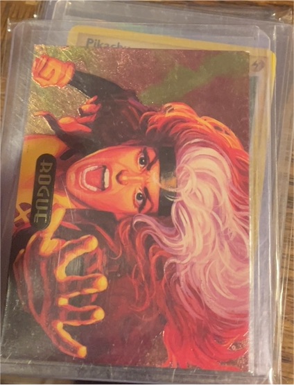 1994 Fleer Marvel Masterpieces Power Blast #7 Rogue — front