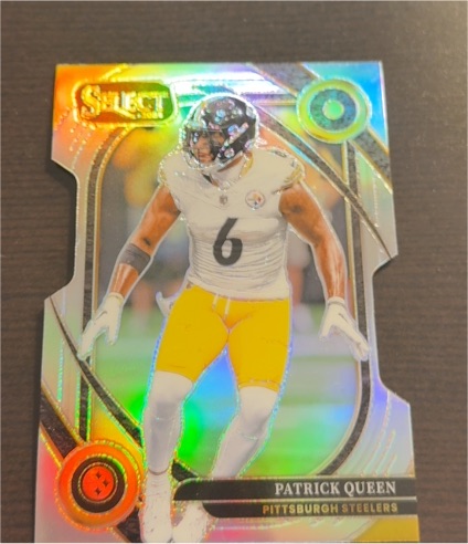 2024 Panini Select Club Level Silver Prizm Die-Cut #286 Patrick Queen — front