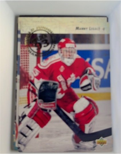 1992-93 Upper Deck #585 Manny Legace Rookie — front