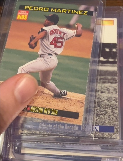 1993 Score #329 Pedro Martinez — front