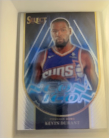 2023-24 Panini Select #6 Kevin Durant Neon Icon Phoenix Suns — front
