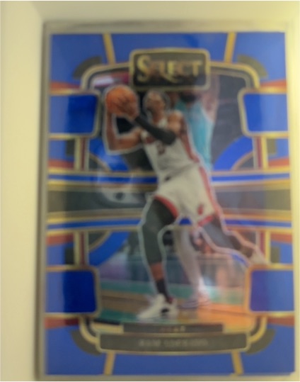 2023-24 Panini Select #37 Anthony Edwards Blue Prizm — front