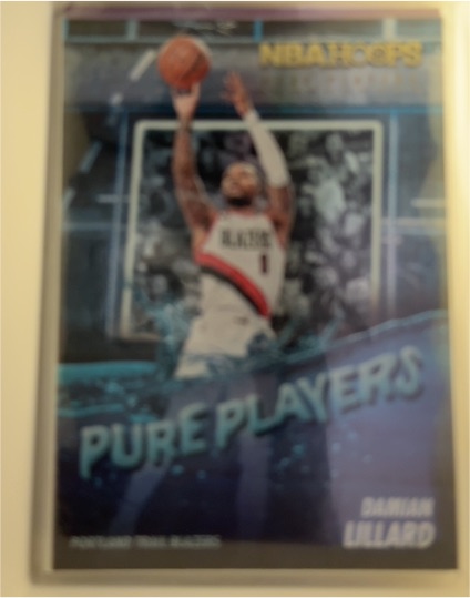 2023-24 Panini NBA Hoops #7 Damian Lillard Pure Players — front