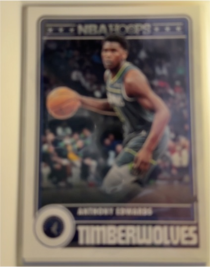 2023-24 Panini NBA Hoops #286 Anthony Edwards — front