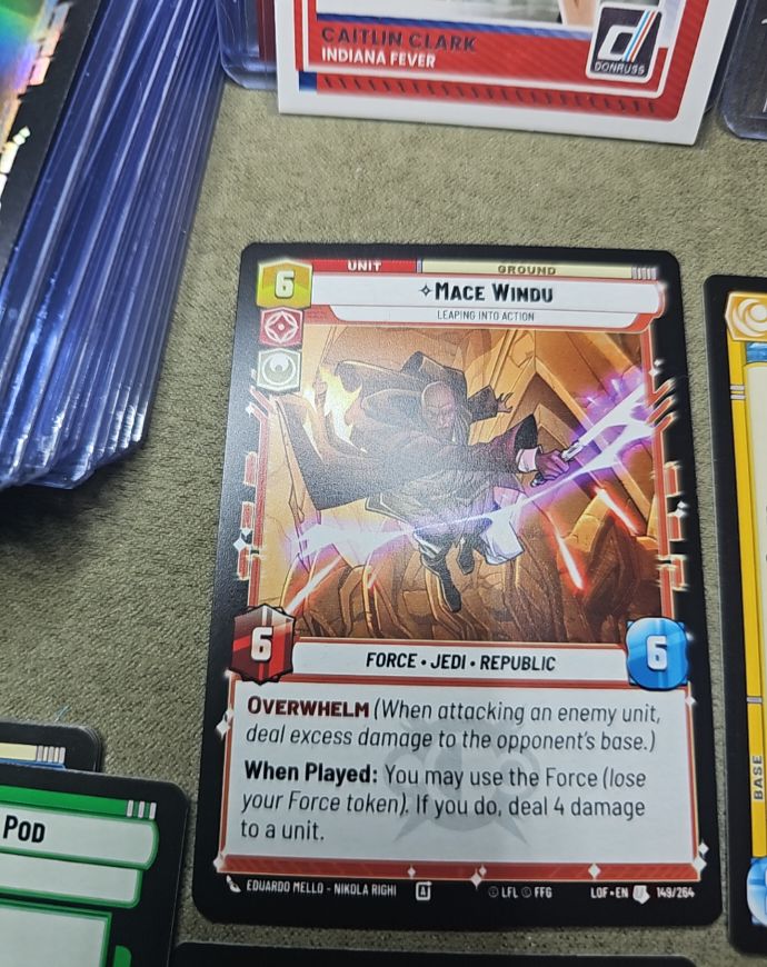 Star Wars Unlimited #149 Mace Windu — front