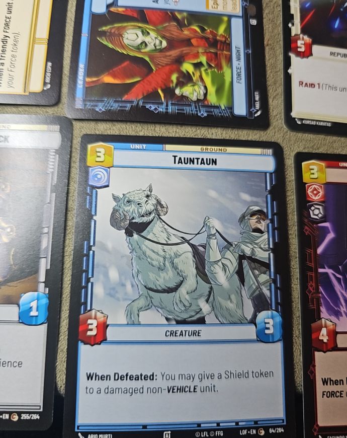 Star Wars: Unlimited Legends of the Force #64 Tauntaun — front
