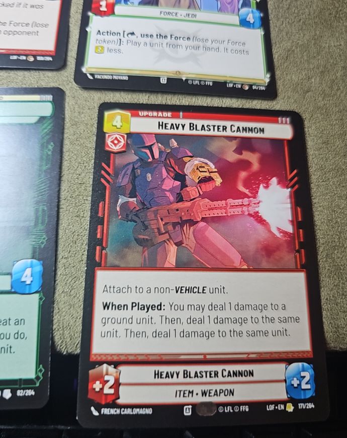 Star Wars: Unlimited #17 Heavy Blaster Cannon — front