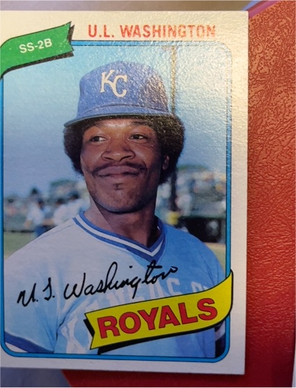 1980 Topps #508 U.L. Washington — front
