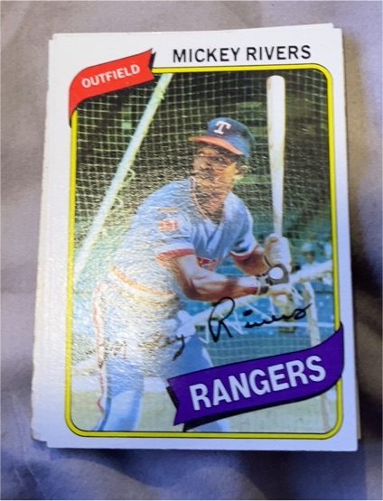 1980 Topps #485 Mickey Rivers — front