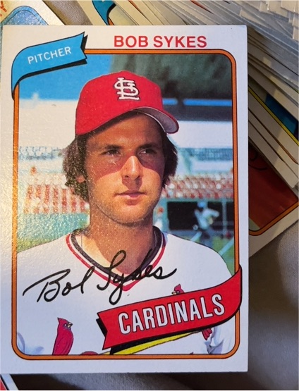 1980 Topps #223 Bob Sykes — front