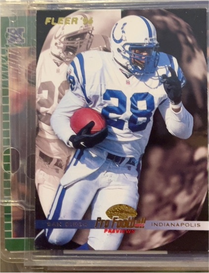 1996 Fleer #193 Marshall Faulk Indianapolis Colts — front