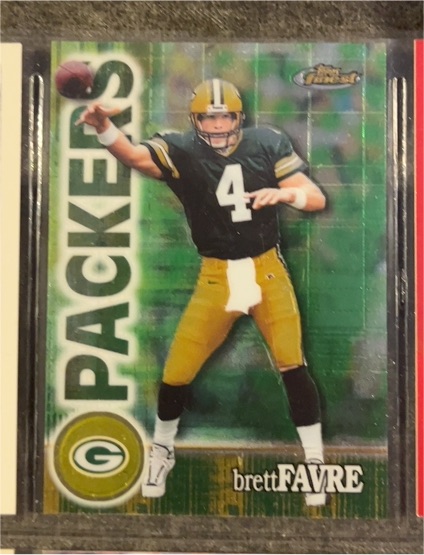 2000 Topps Finest #41 Brett Favre — front