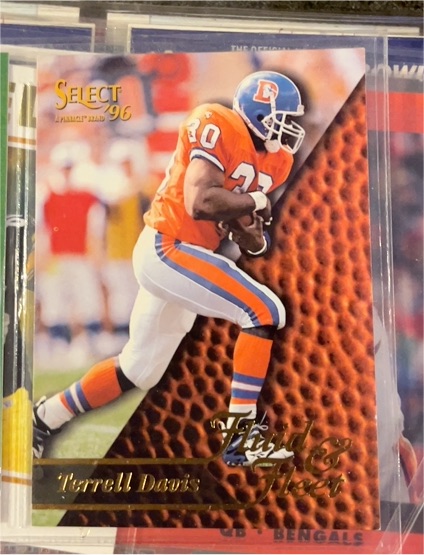 1996 Select #194 Terrell Davis — front