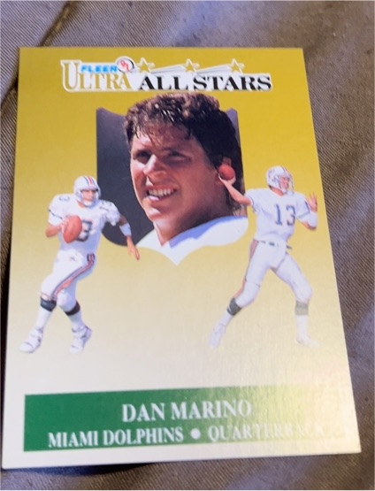 1991 Fleer Ultra All Stars #5 Dan Marino — front