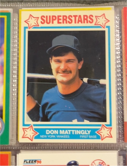 1989 Superstars #11 Don Mattingly — front