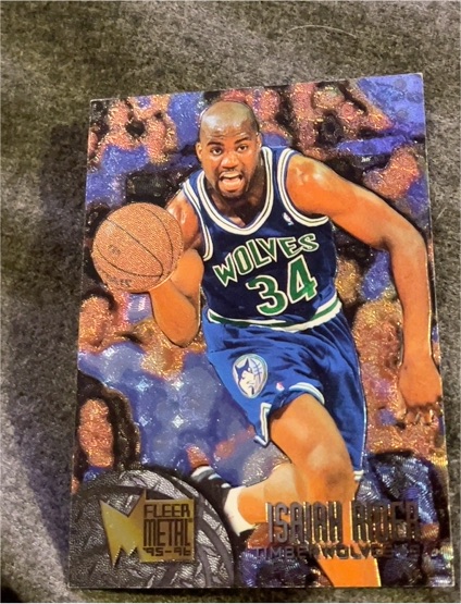 1995 Fleer Metal #67 Isiah Rider — front