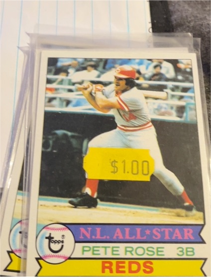 1979 Topps #650 Pete Rose — front