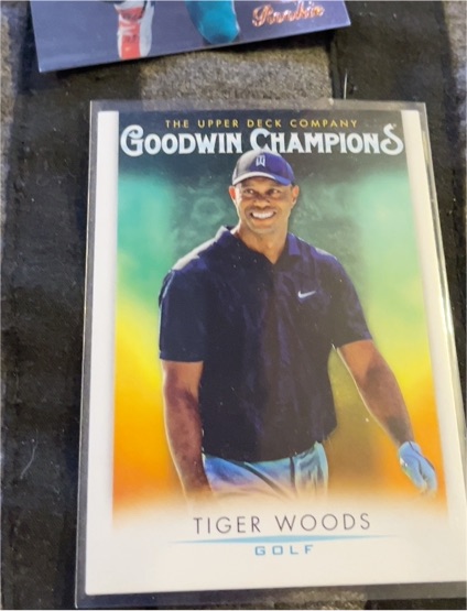 2021 Upper Deck Goodwin Champions #25 Tiger Woods — front