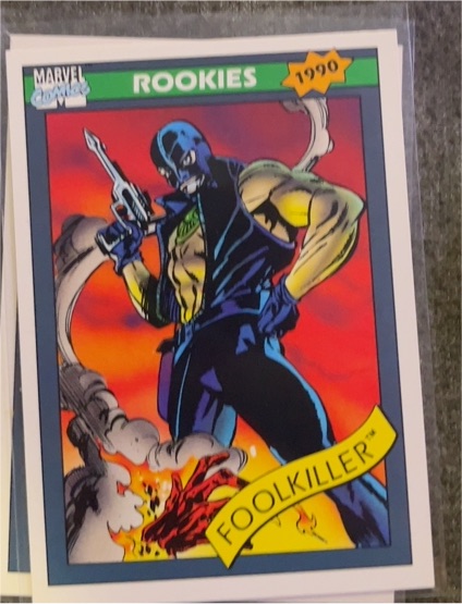 1990 Impel Marvel Universe Series 1 #87 Foolkiller — front