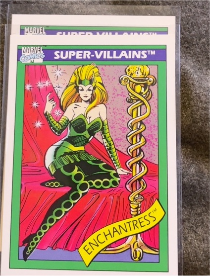 1990 Impel Marvel Universe #62 Enchantress — front