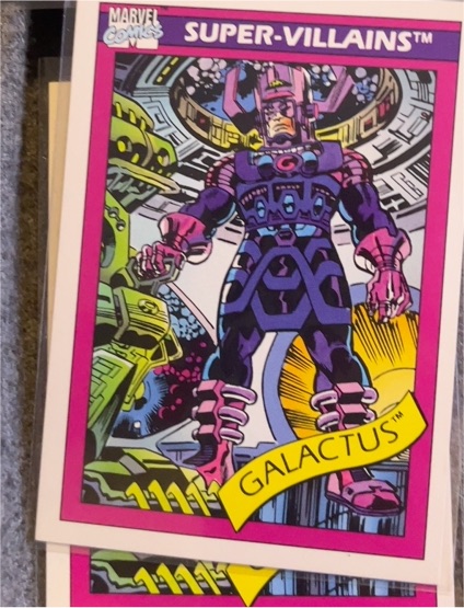 1990 Impel Marvel Universe #75 Galactus — front