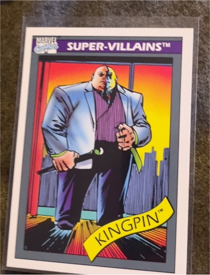 1990 Impel Marvel Universe #52 Kingpin — front