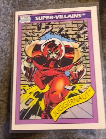 1990 Impel Marvel Universe Series 1 #55 Juggernaut — front