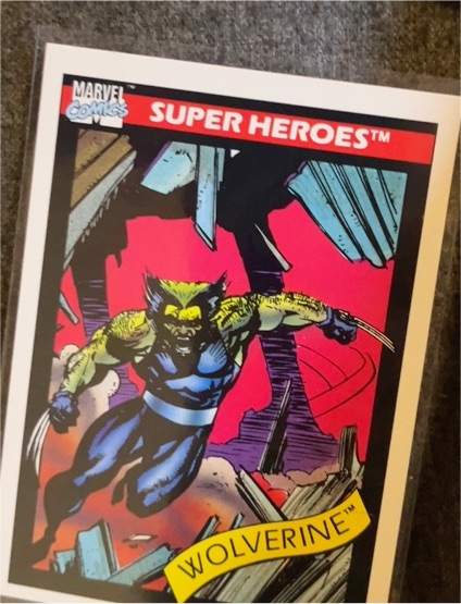 1990 Impel Marvel Universe #37 Wolverine — front