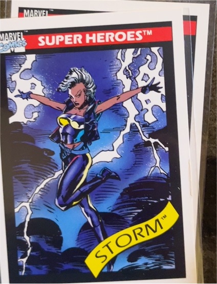 1990 Impel Marvel Universe #48 Storm — front