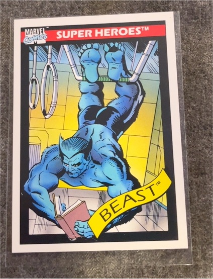 1990 Impel Marvel Universe #46 Beast — front