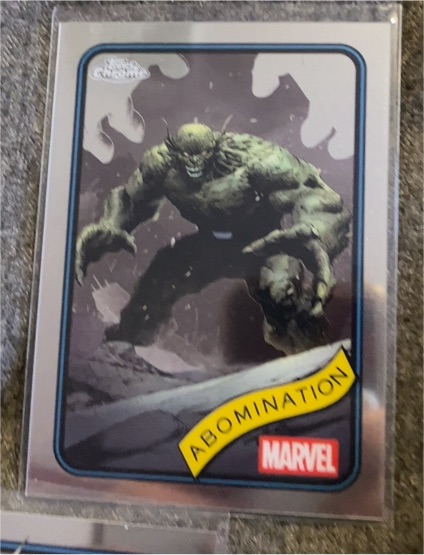 2025 Topps Chrome Marvel #132 Abomination — front