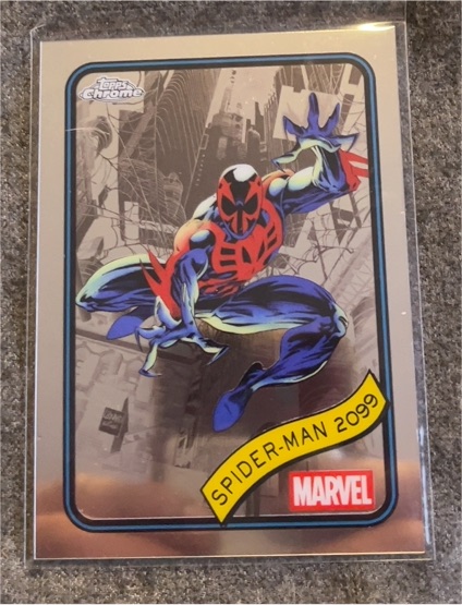 2025 Topps Chrome Marvel Spider-Man 2099 #112 — front