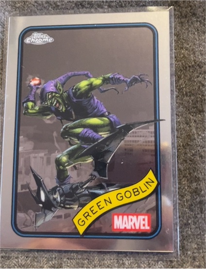 2025 Topps Chrome Marvel #161 Green Goblin — front