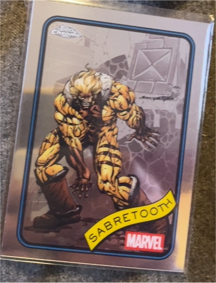 2025 Topps Chrome Marvel #92 Sabretooth — front