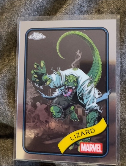 2025 Topps Chrome Marvel #85 Lizard — front
