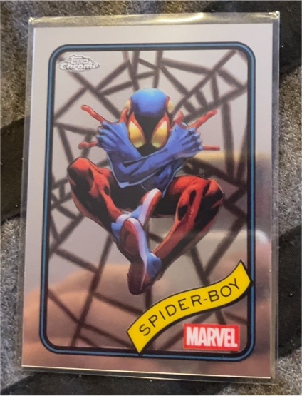 2025 Topps Chrome #57 Spider-Boy — front
