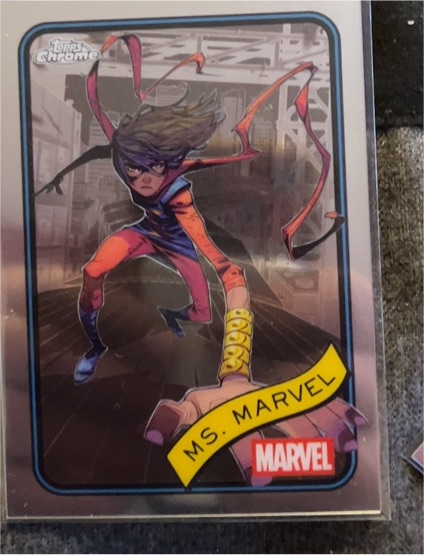 2025 Topps Chrome Marvel #130 Ms. Marvel — front
